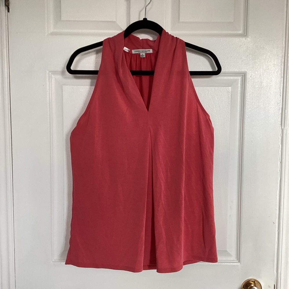🛍️5/💲20🛍️ GREEN ENVELOPE sleeveless blouse